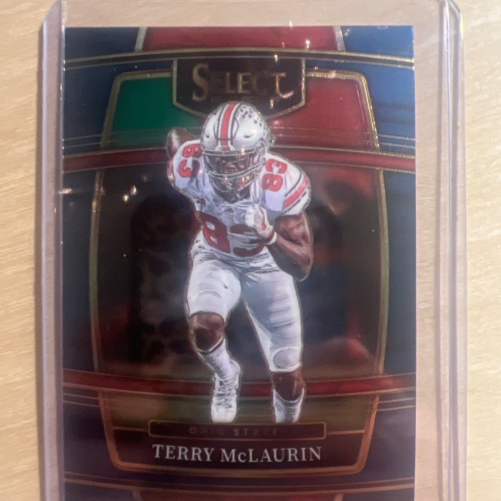 Terry McLaurin Tri Color 2022 Panini Select Draft Picks Concourse No. 83